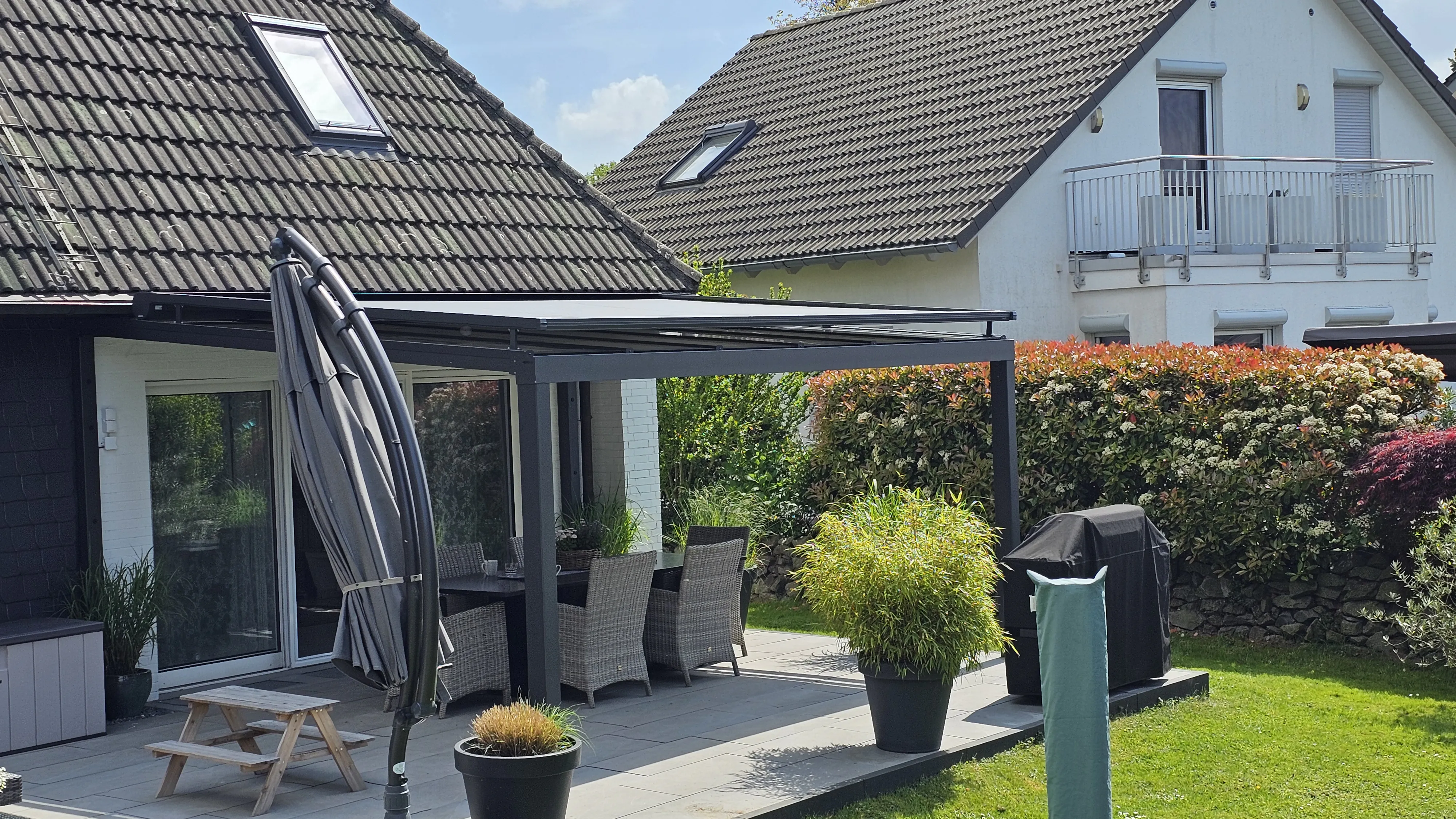 Exklusiver Sommergarten am Niederrhein – Montage in Xanten durch Bauelemente Wigezzy